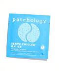 Patchology eye gel packaging on a white background