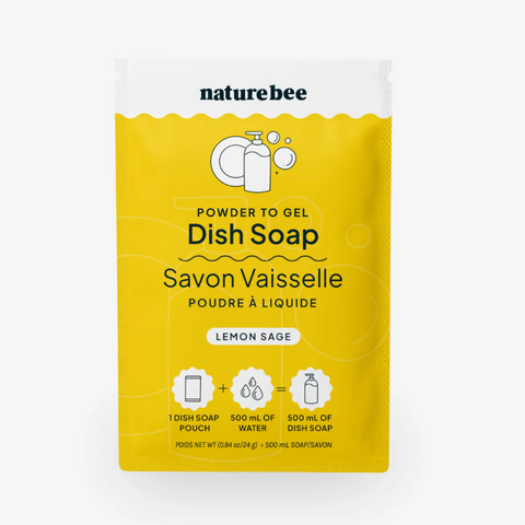 Naturebee dish soap packaging on a white background