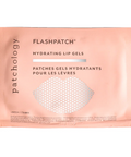 FlashPatch hydrating lip gels packaging on a website page with product details.