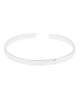 Silver headband on a white background