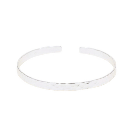 Silver headband on a white background