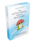 Product page with 'The Little Frog's Guide to Self-Care' book packaging on a white background