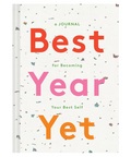 Book titled 'Best Year Yet' on a website page with product details.