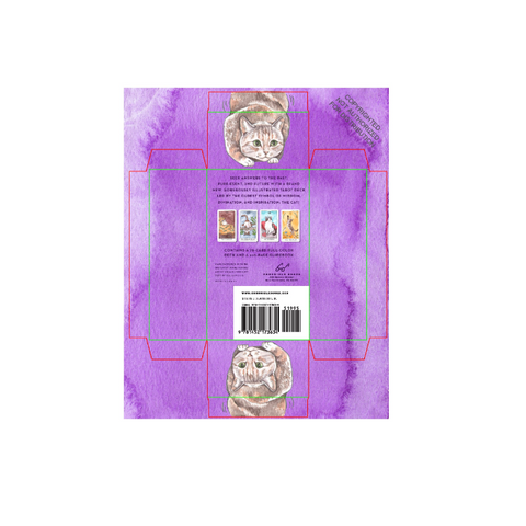 Product page for 'Cat Tarot' with a discount displayed on a white background