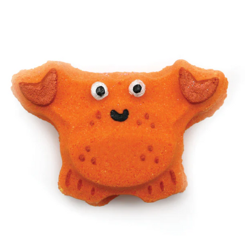 Orange plush toy shaped like a cat on a white background