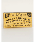 Ouija board game box on a website page with product details.