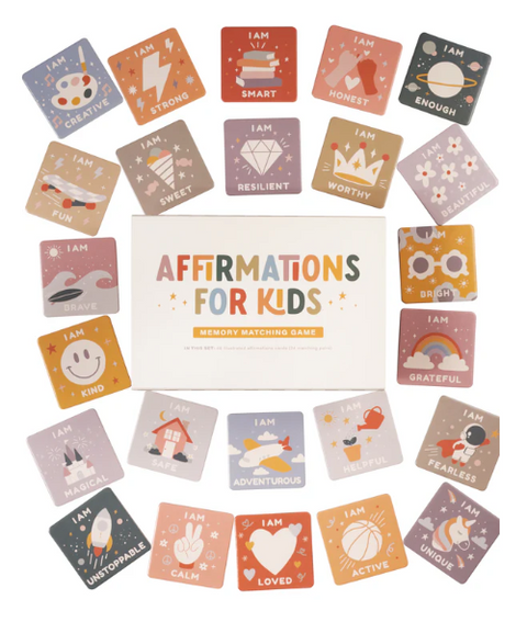 Affirmations for Kids Memory Matching Game