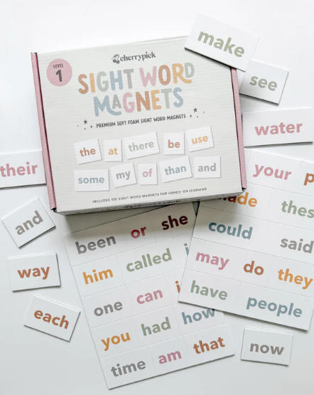 Sight Word Magnets for Early Reading & Literacy