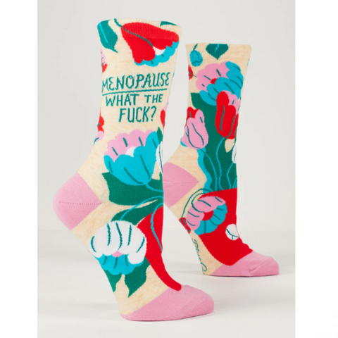 Colorful socks with text and patterns on a website page