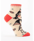 Sock with graphic design on a white background