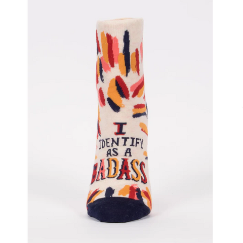 Colorful sock with text on a website page