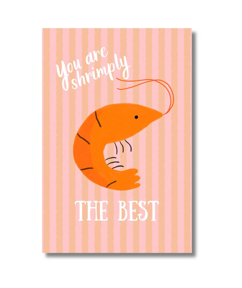 Peachy Littles - Shrimply The Best Card