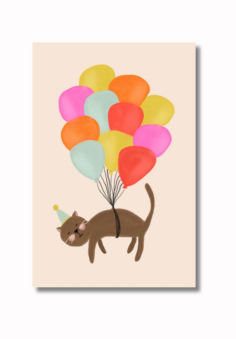 Peachy Littles - Up, Up & Away Card