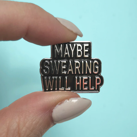 Enamel Pin | Swearing Help