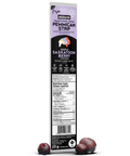 Mitschuk Maple Saskatoon Berry Pemmican Strip packaging on a white background with two berries.