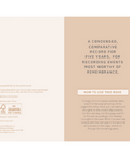 Product packaging with text on a beige background