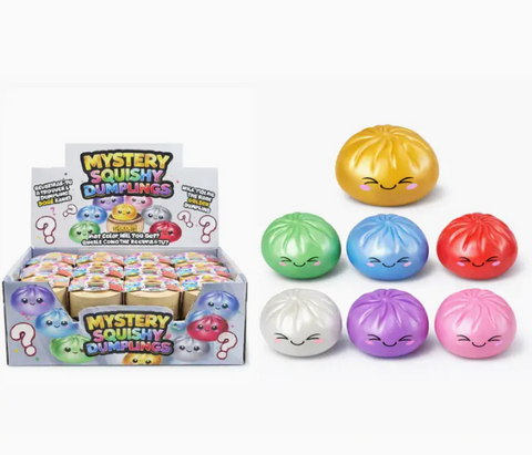 Mystery Squishy Dumpling | Metallic Sensory Toy