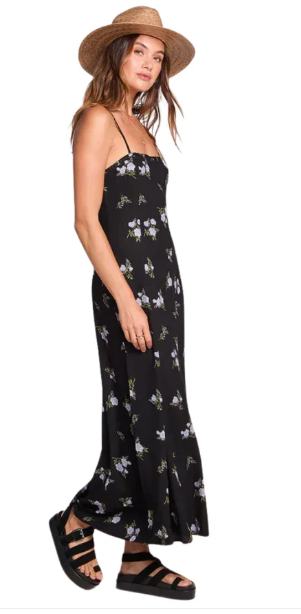 Hariette Midi Dress | Black