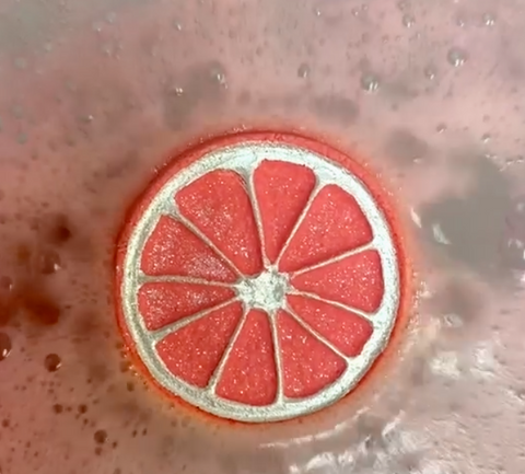 Fruit Slices | Grapefruit Bath Bomb