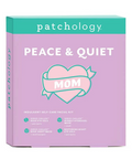 Patchology 'Peace & Quiet Mom' facial kit packaging on a white background