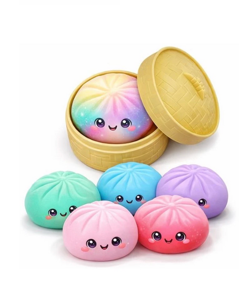 Mystery Squishy Dumpling | Rainbow