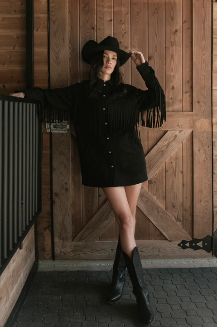 Fringe Jacket | Black