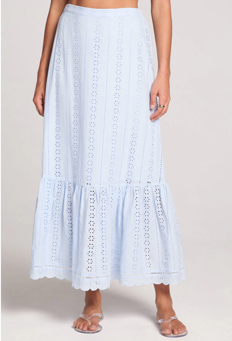 Tatumn Maxi Skirt | Sky Blue