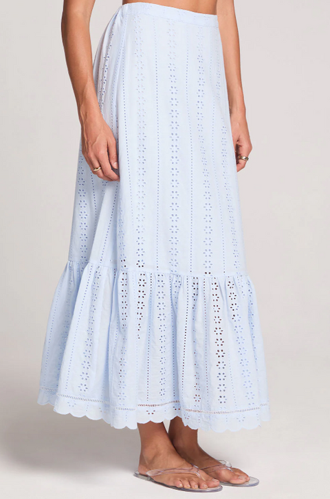 Tatumn Maxi Skirt | Sky Blue