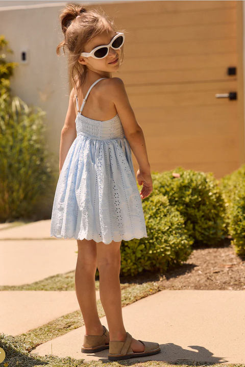Lyllie Mini Dress | Sky Blue