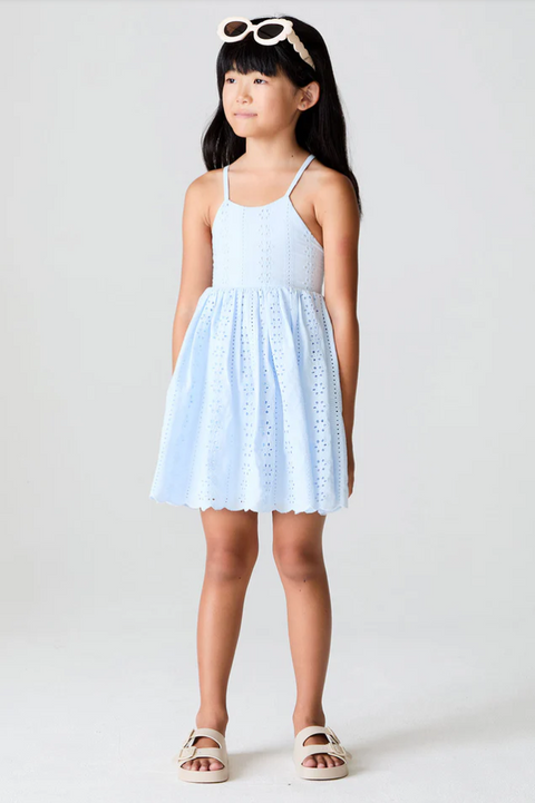 Lyllie Mini Dress | Sky Blue