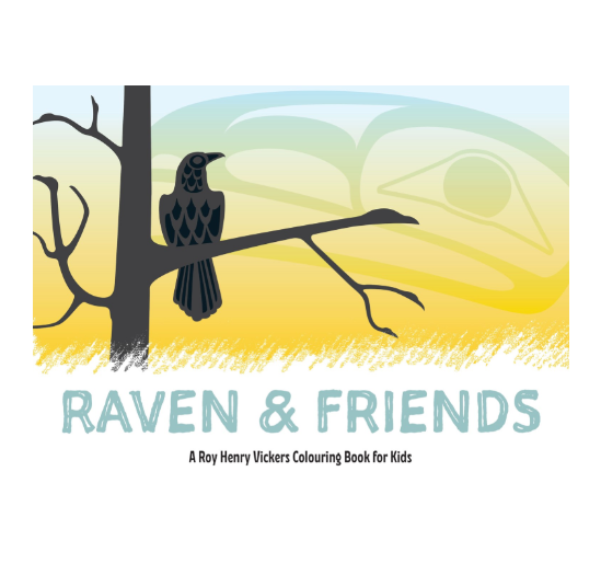 Raven & Friends | Roy Henry Vickers Colouring Book – West Coast Wildflowers