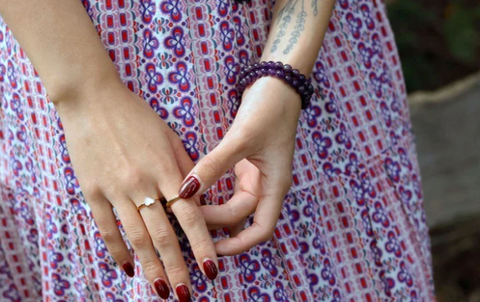 Sweet Stone Pearl Ring | Silver or Gold