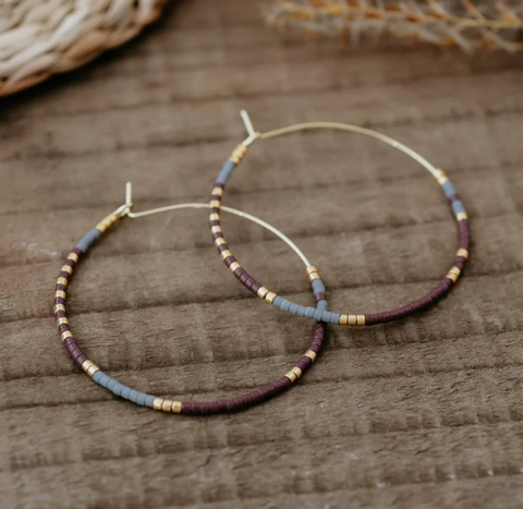 Frequency  Hoops | Earth or Festival - Gold