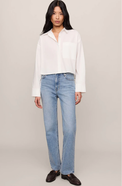 Favourite Button Up Top | White