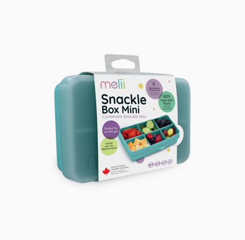 Mini Snackle Box | 6 Compartment - Blue