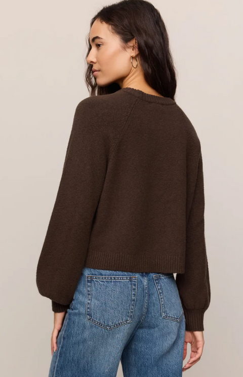 Coming Up Sweater | Dark Chocolate