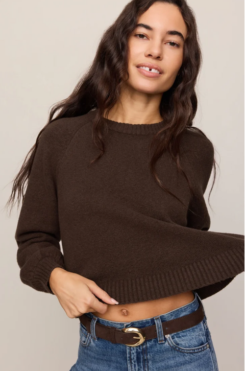 Coming Up Sweater | Dark Chocolate