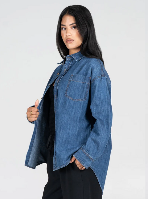 Denim Overshirt | Denim Blue