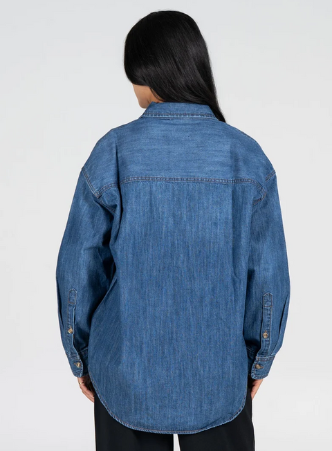 Denim Overshirt | Denim Blue