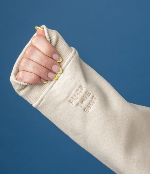 Doing My Best Hoodie | Beige