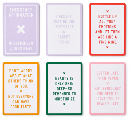 Emergency Affirmations for Exceptionally Stupid Days Card Deck