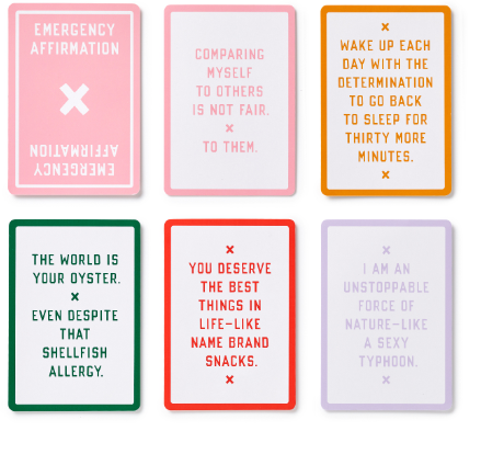 Emergency Affirmations for Exceptionally Stupid Days Card Deck