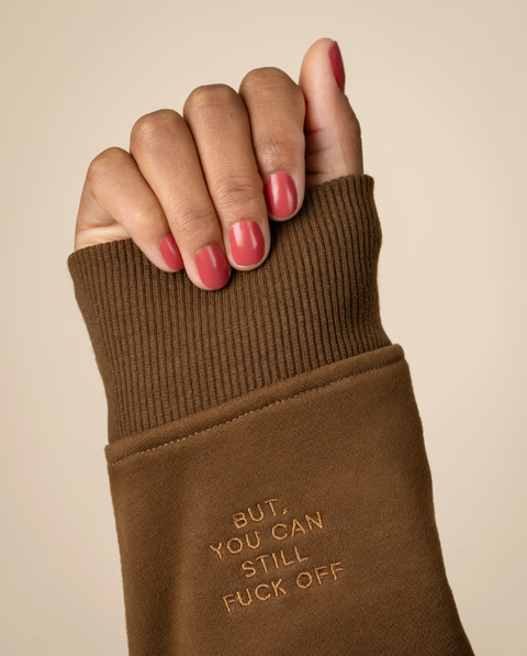 Nicer than My Face Hoodie | Hazelnut