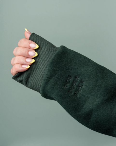 Not Arguing Hoodie | Dark Green