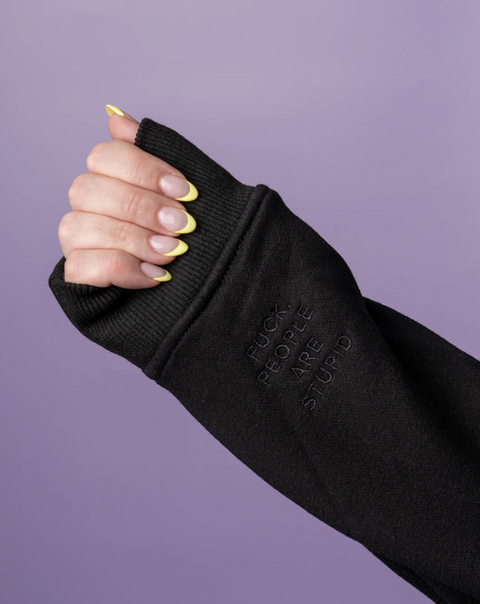 I Hate People Hoodie | Black