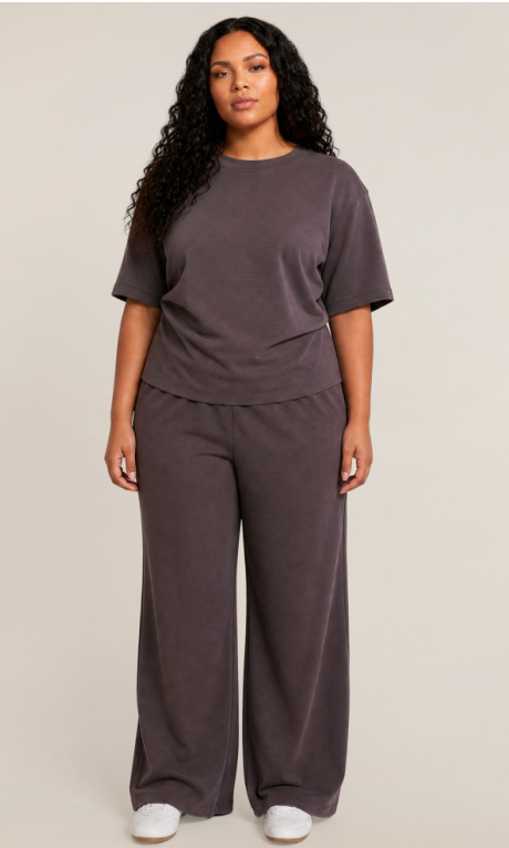 Pleated Waist Top | Soft Brown