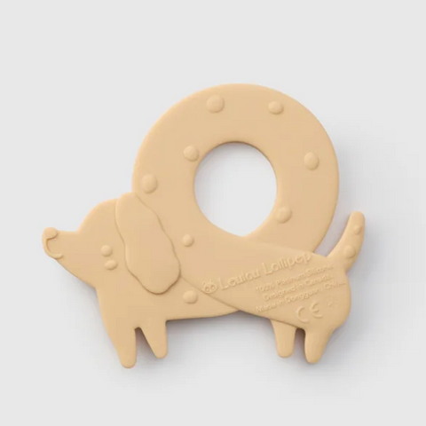 Silicone Wild Teether | Pretzel Dog