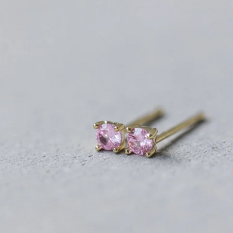 Shimmer Studs | Gold/Pink or Silver/Blue