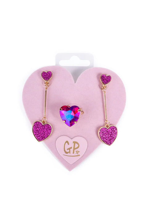 For My Favourite Clip On Earrings & Ring Set
