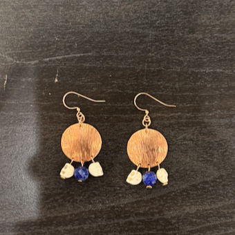 Skulls And Lapis Lazuli | Earrings